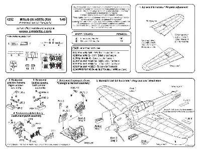 Mitsubishi A6M5a (kó) Armament set for Tamiya 1/48 - zdjęcie 5