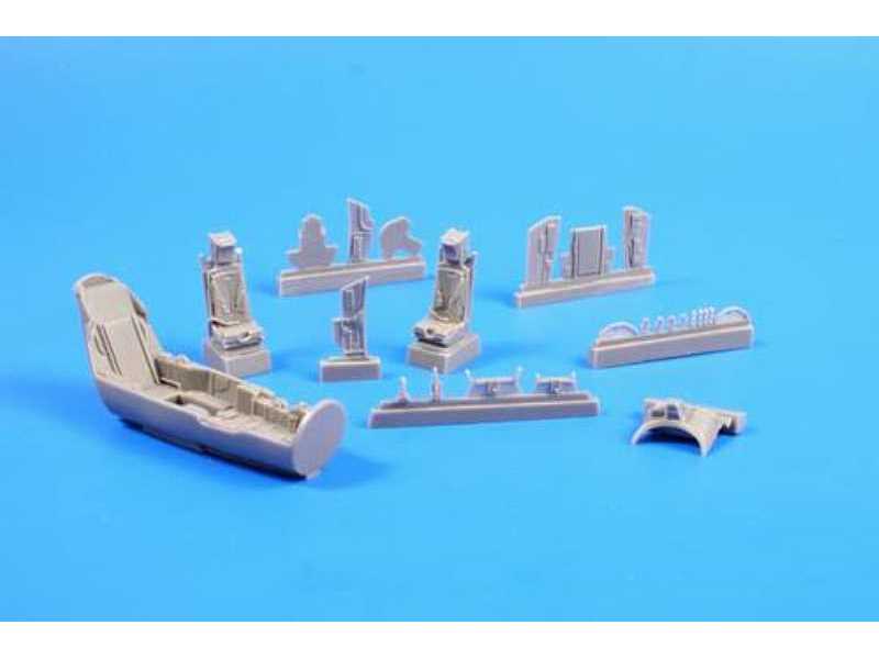 Folland Gnat T.1 - Interior set 1/48 for Airfix kit - zdjęcie 1 Folland Gnat T.1 - Interior set 1/48 for Airfix kit - zdjęcie 1