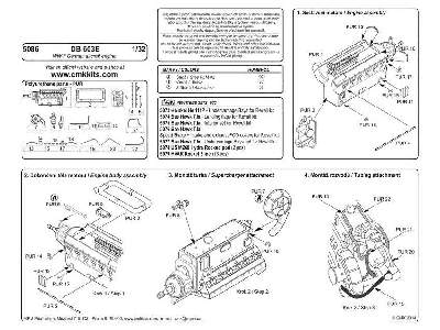 Daimler-Benz DB 603E - WW II German Aircraft Engine 1/32 - zdjęcie 4