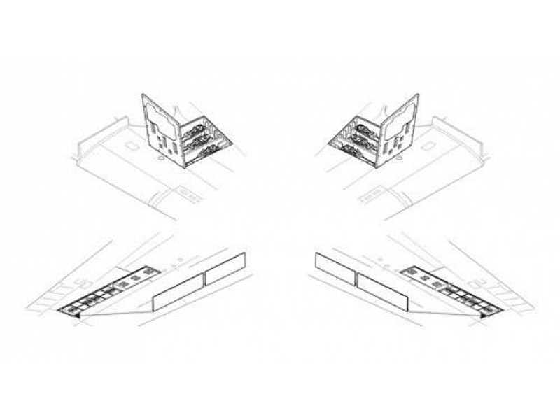 Curtiss P40E/M/N 1/72 Armament Set for Academy Kits - zdjęcie 1