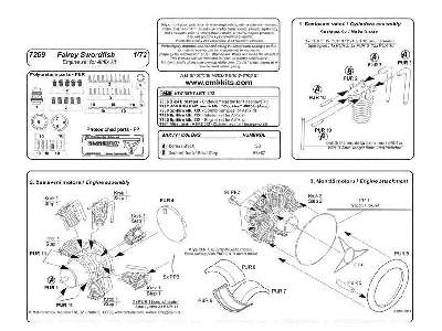 Swordfish - Engine set for Airfix kit - zdjęcie 5