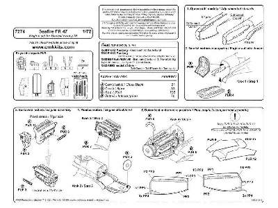 Seafire FR. 47 - Engine set for Special Hobby kit - zdjęcie 4