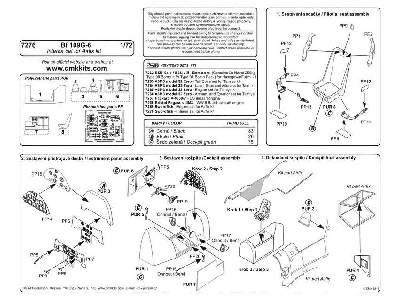 Bf 109G-6 - Interior set 1/72 for Airfix - zdjęcie 3