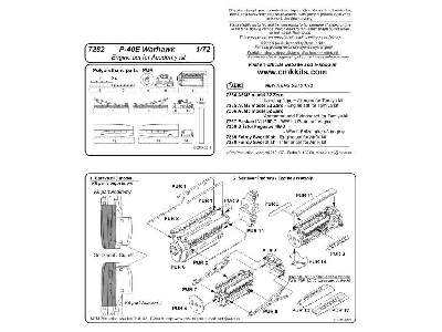 P-40E - Engine set 1/72 for Academy - zdjęcie 3