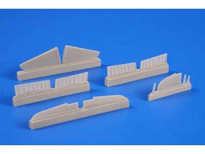 A6M5 Zero - Control surfaces set 1/72 for Tamiya kit - zdjęcie 4