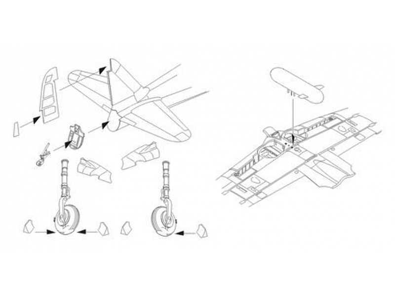 A6M5 Zero - Exterior set 1/72 for Tamiya kit - zdjęcie 1