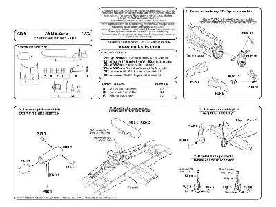 A6M5 Zero - Exterior set 1/72 for Tamiya kit - zdjęcie 3