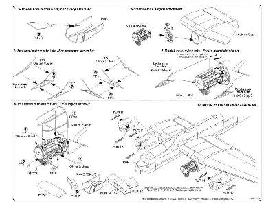 Avro Lancaster Mk.I/III - Engine set 1/72 for Airfix kit - zdjęcie 5