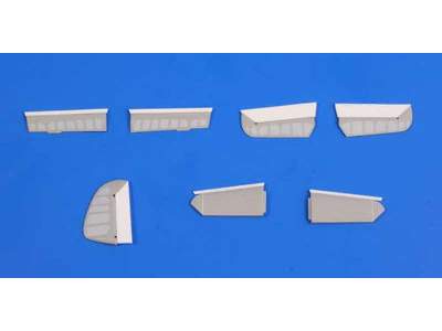 Bf 109G-6 - Control surfaces 1/72 for Airfix kit - zdjęcie 3