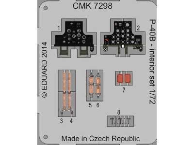 P-40B/C - Interior set for Airfix - zdjęcie 4