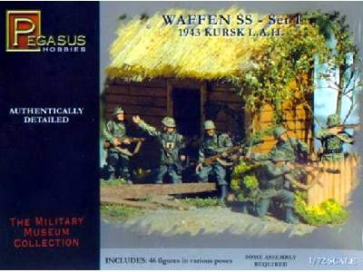 Figurki Waffen SS (1st SS Division L.A.H.) Kursk 1943 - zestaw 1 - zdjęcie 1