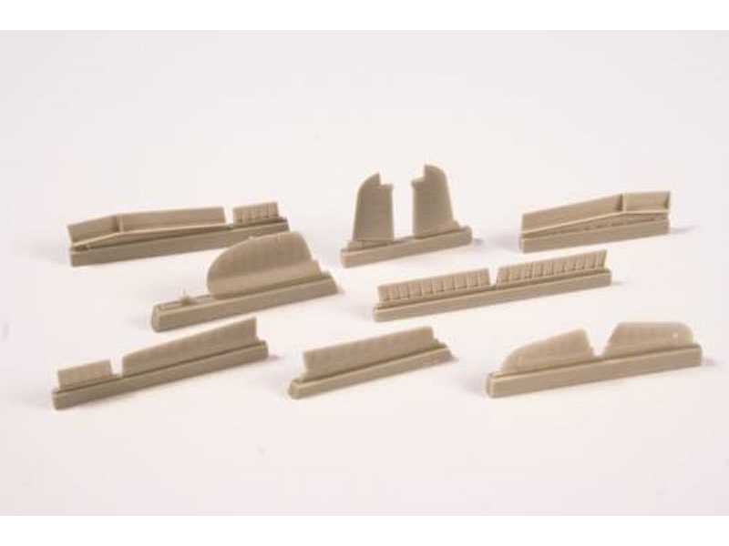 Hurricane Mk.I / Fabric Wing - Control Surfaces set - zdjęcie 1