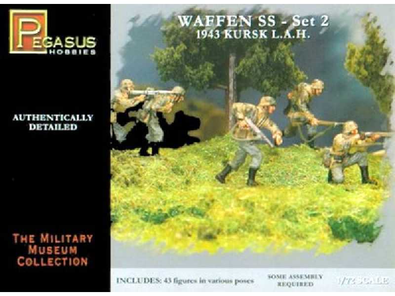 Figurki Waffen SS (1st SS Division L.A.H.) Kursk 1943 - zestaw 2 - zdjęcie 1 Figurki Waffen SS (1st SS Division L.A.H.) Kursk 1943 - zestaw 2 - zdjęcie 1