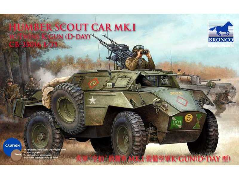 Samochód pancerny Humber Scout Car MK.I w/twin K Gun (D-Day) - zdjęcie 1 Samochód pancerny Humber Scout Car MK.I w/twin K Gun (D-Day) - zdjęcie 1