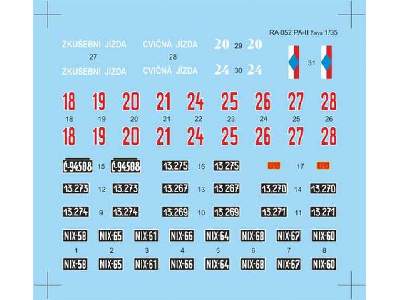 Skoda PA-II Turtle - Decal sheet  - zdjęcie 1