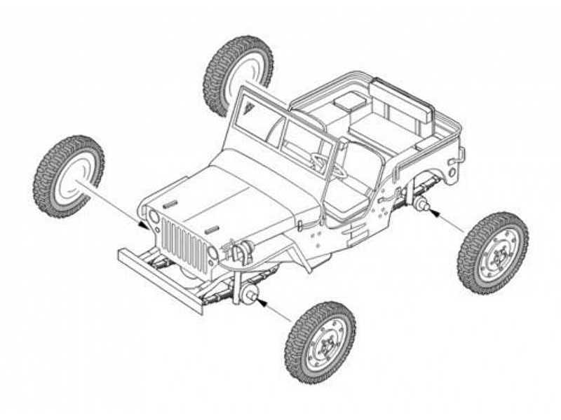 Jeep Willys koła HAS - zdjęcie 1