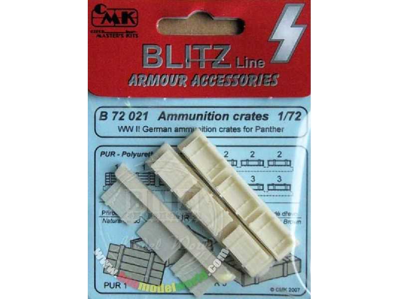 WW II German ammunition crates Panther - zdjęcie 1 WW II German ammunition crates Panther - zdjęcie 1