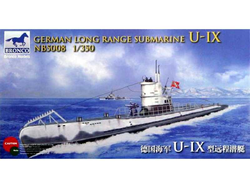 Niemiecki okręt podwodny dalekiego zasięgu typ U-IX - zdjęcie 1