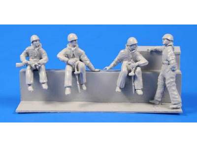 Soviet Tank Desant Troops WW II (4 figures) - zdjęcie 3