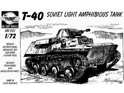 T-40 Sov.light amphibious tank - zdjęcie 1