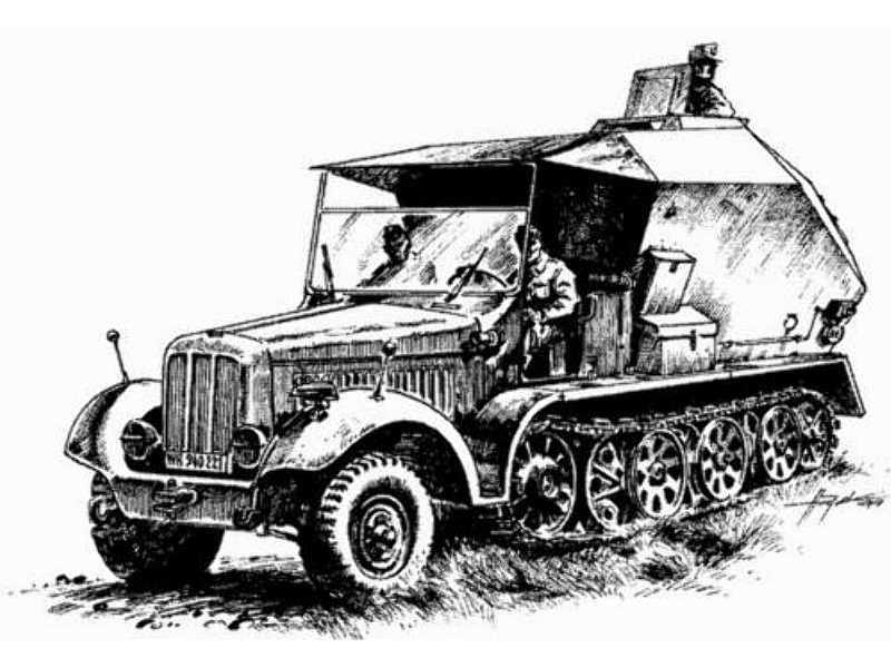 Sd.Kfz7/3 Feuerleitpanzer - zdjęcie 1 Sd.Kfz7/3 Feuerleitpanzer - zdjęcie 1