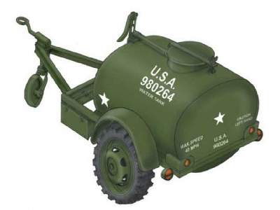 WWII US Water Tank Trailer Ben Hur - zdjęcie 1