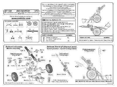 MO-120-RT-61 -120 mm rifled towed mortar Model F1 / Mortier 120m - zdjęcie 9