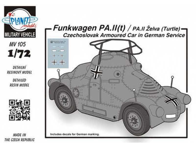 Funkwagen PA.II(t) / PA.II ®elva (Turtle) Czechoslovak Armoured - zdjęcie 1 Funkwagen PA.II(t) / PA.II ®elva (Turtle) Czechoslovak Armoured - zdjęcie 1