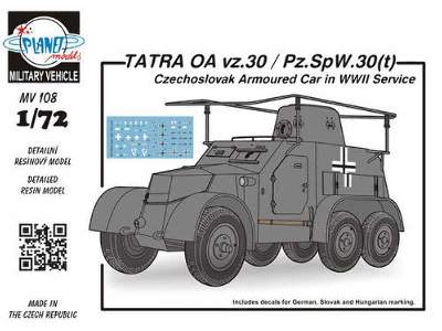 TATRA OA vz.30 / Pz.SpW.30(t) Czechoslovak Armoured Car in WWII  - zdjęcie 1