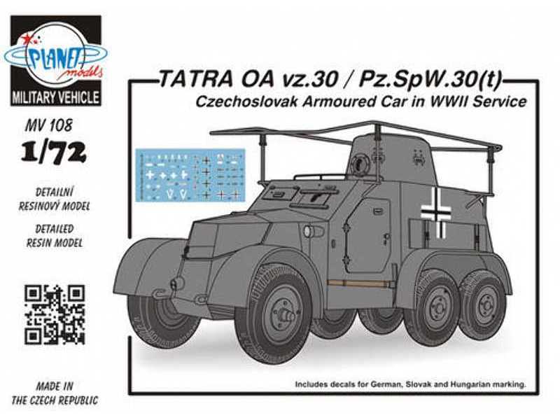 TATRA OA vz.30 / Pz.SpW.30(t) Czechoslovak Armoured Car in WWII  - zdjęcie 1