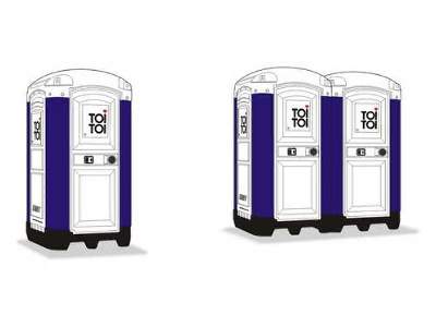 Portable Toilet ,,TOI TOI&quot;  (2 pcs) - Full resin kit 1/72 - zdjęcie 1