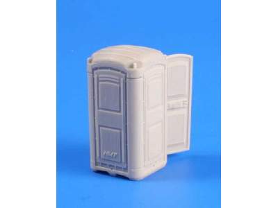 Portable Toilet ,,TOI TOI&quot;  (2 pcs) - Full resin kit 1/72 - zdjęcie 4