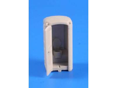 Portable Toilet ,,TOI TOI&quot;  (2 pcs) - Full resin kit 1/72 - zdjęcie 5