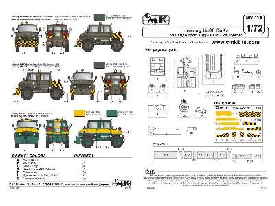 Unimog U406 DoKa Military Airport Tug + AERO Rx Towbar - zdjęcie 3