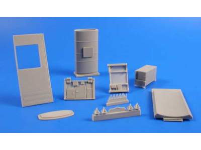 Multi Water Tank Container, 10 m3 - full resin kit 1/72 - zdjęcie 4