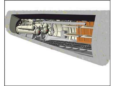 U-Boot IX Rear Torpedo Section+Crew bunk - zdjęcie 1