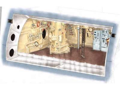 U-Boot typ IX Command Section (Control room) for REV - zdjęcie 1