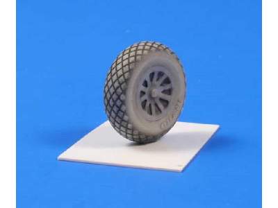 P-51D Mustang - Wheels 1/72 (Diamond Tread Pattern) for Hasegawa - zdjęcie 3