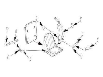 Seafire FR.47 - Seat with Harness 1/48 for Airfix kit - zdjęcie 2