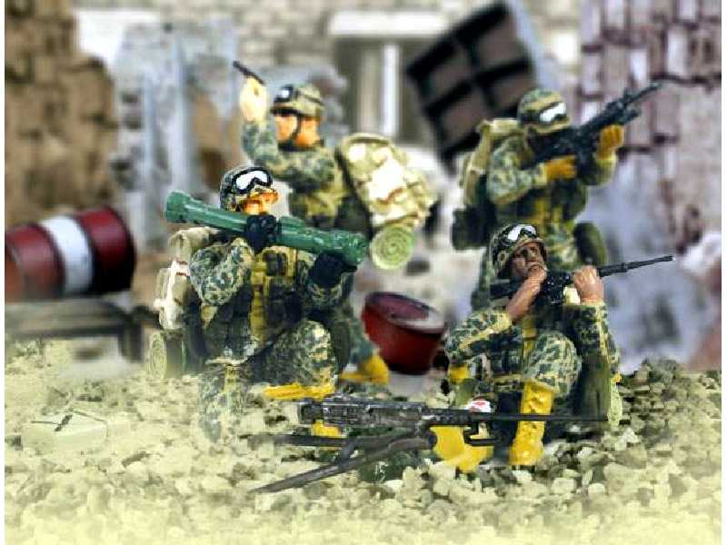 Figurki US Army 36th Infantry Rgt - Irak 2006 - zdjęcie 1