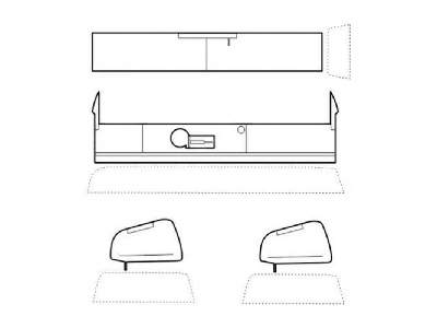 Focke Wulf Fw 189A/B/V-6 Tail planes 1/72 for MPM/ Condor/ Itale - zdjęcie 3