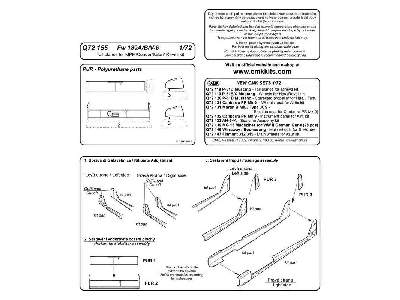 Focke Wulf Fw 189A/B/V-6 Tail planes 1/72 for MPM/ Condor/ Itale - zdjęcie 5