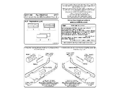 Focke Wulf Fw 189A/ V-6 Main Undercarriage Bays 1/72 for MPM/ Co - zdjęcie 5