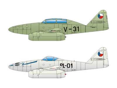 S-92/CS-92 decals (Czechoslovakian Me 262A/B) - zdjęcie 1