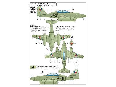 S-92/CS-92 decals (Czechoslovakian Me 262A/B) - zdjęcie 4