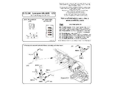 Lancaster Mk. I/II/III - Seats 1/72 for Airfix/Hasegawa kit - zdjęcie 4