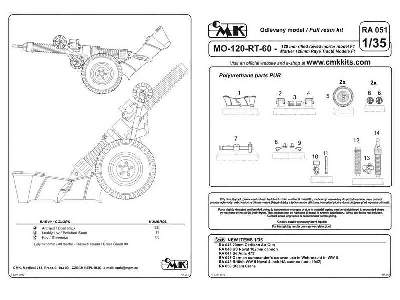 MO-120-RT-61, &quot;120 mm rifled towed mortar, model F1&quot; / - zdjęcie 6