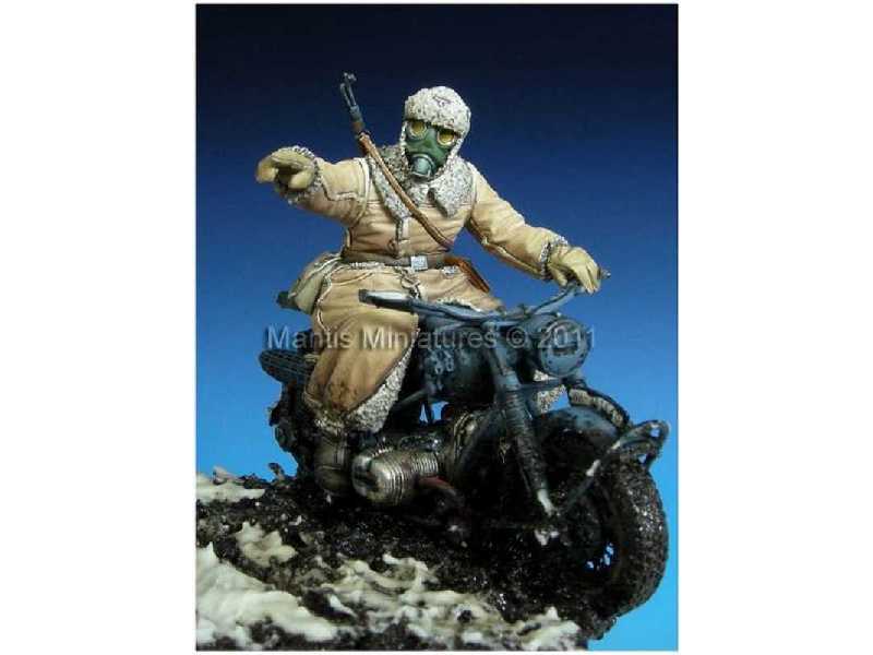 German motorcyclist, WW2 Eastern Front - zdjęcie 1 German motorcyclist, WW2 Eastern Front - zdjęcie 1