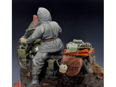 US WW2 Motorcycle WLA Rider - zdjęcie 4