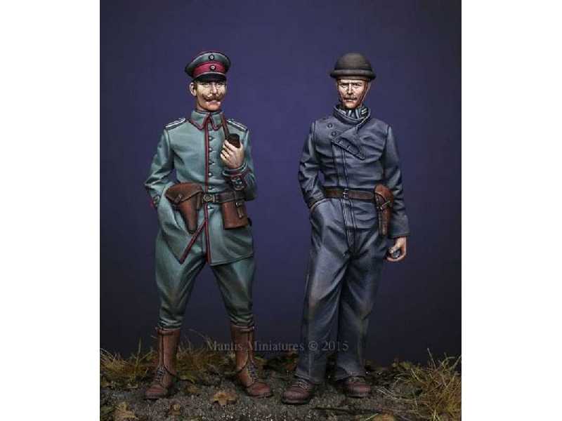 WW1 German Officer & Tanker - zdjęcie 1 WW1 German Officer & Tanker - zdjęcie 1